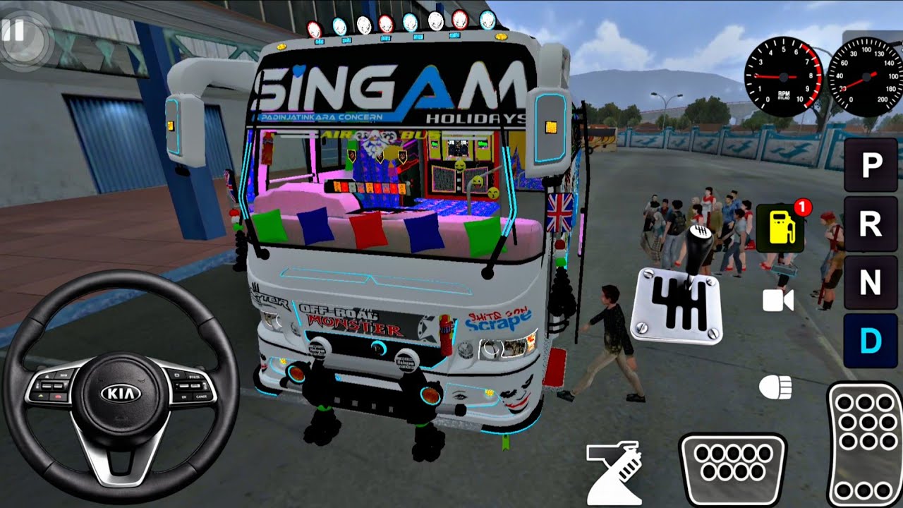 💥Bus Simulator Best Commonclub Full Lighting New Solo Mod Map Offroad Gameplay Video
