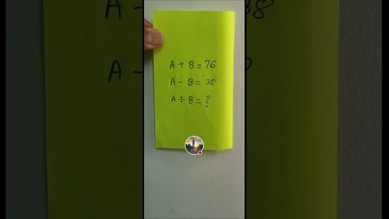 math challenge puzzle that only 1% can solve