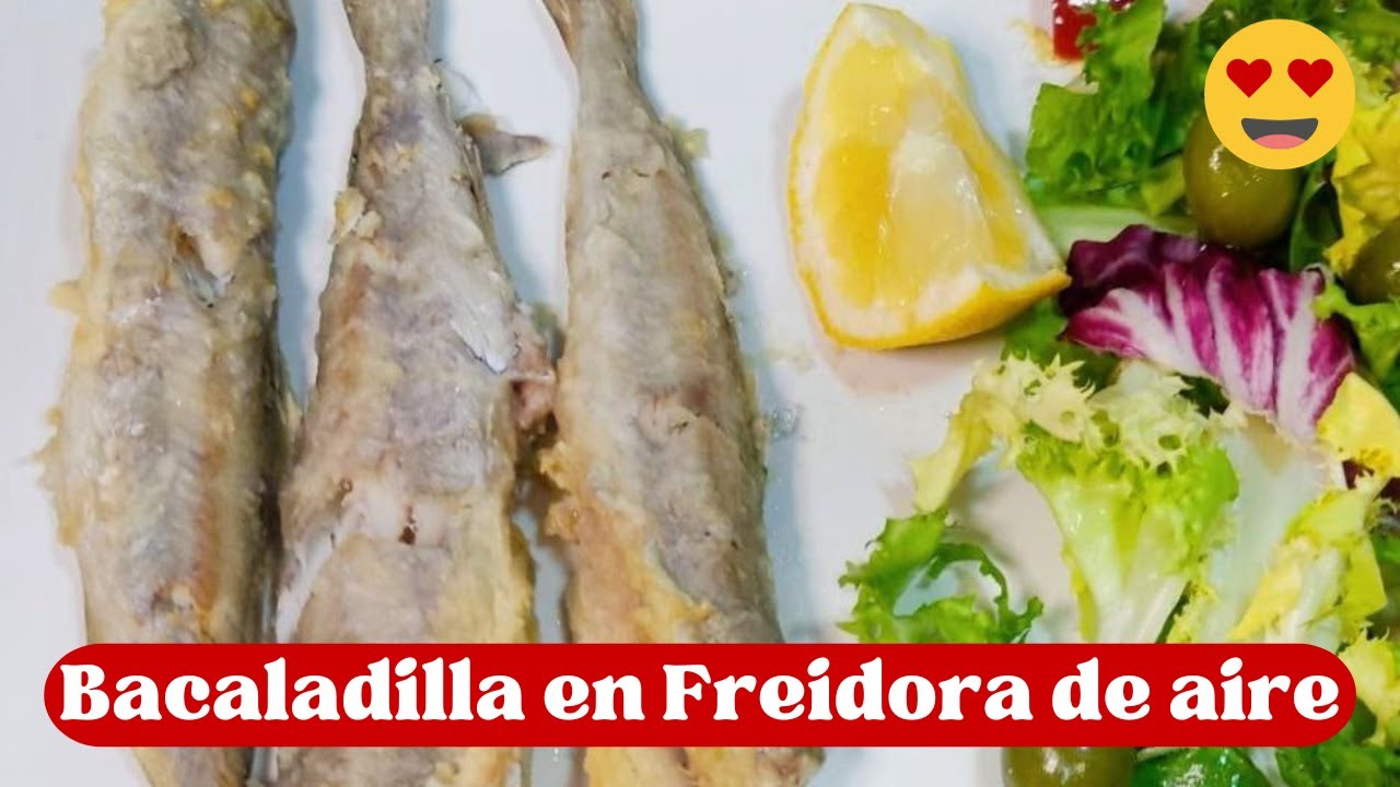 🐟 BACALADILLA en FREIDORA DE AIRE ¡Queda espectacular!😋