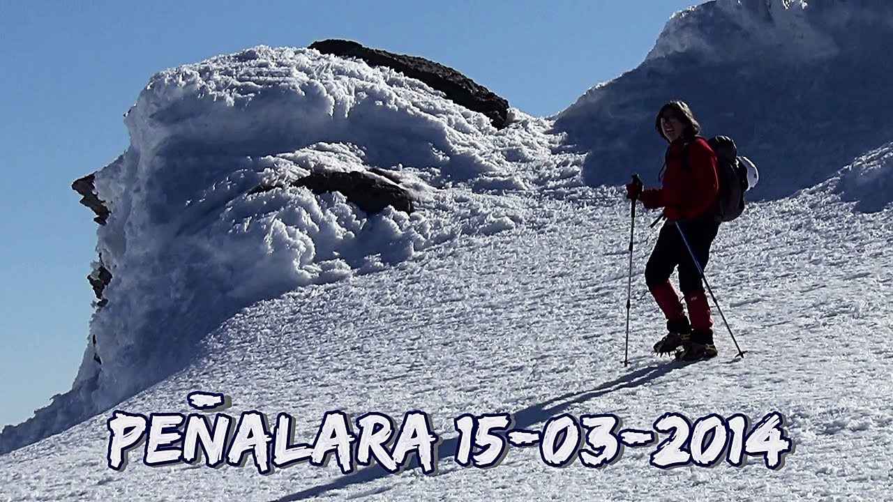 Ascenso invernal a Peñalara 2.428m.