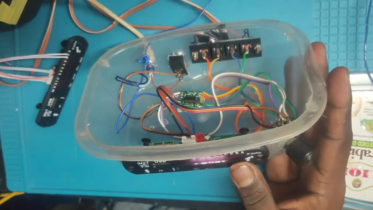 Bluetooth usb MP3 board connection part 2 video  tamil 
