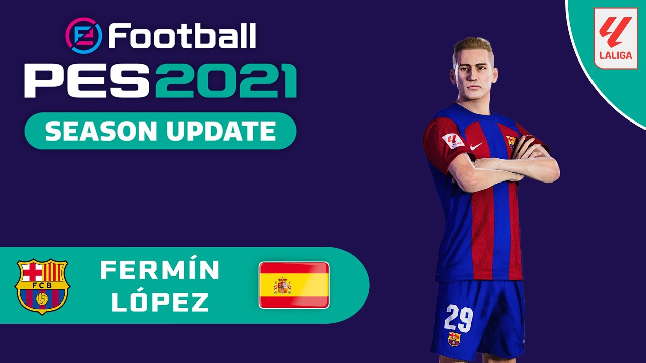 FERMÍN LÓPEZ face+stats (FC Barcelona) How to create in PES 2021