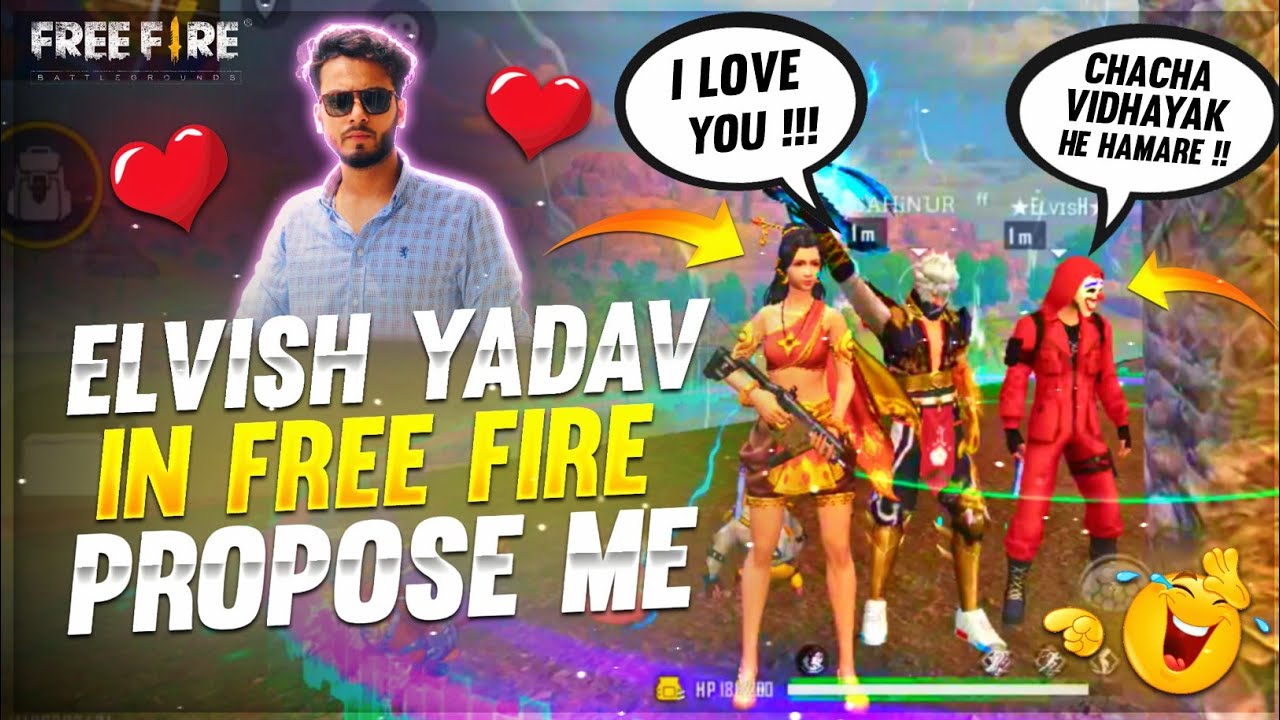 (Elvish Yadav got pranked)😂by a girl👩🏻voice artist in garena free fire - Unofficial gamer