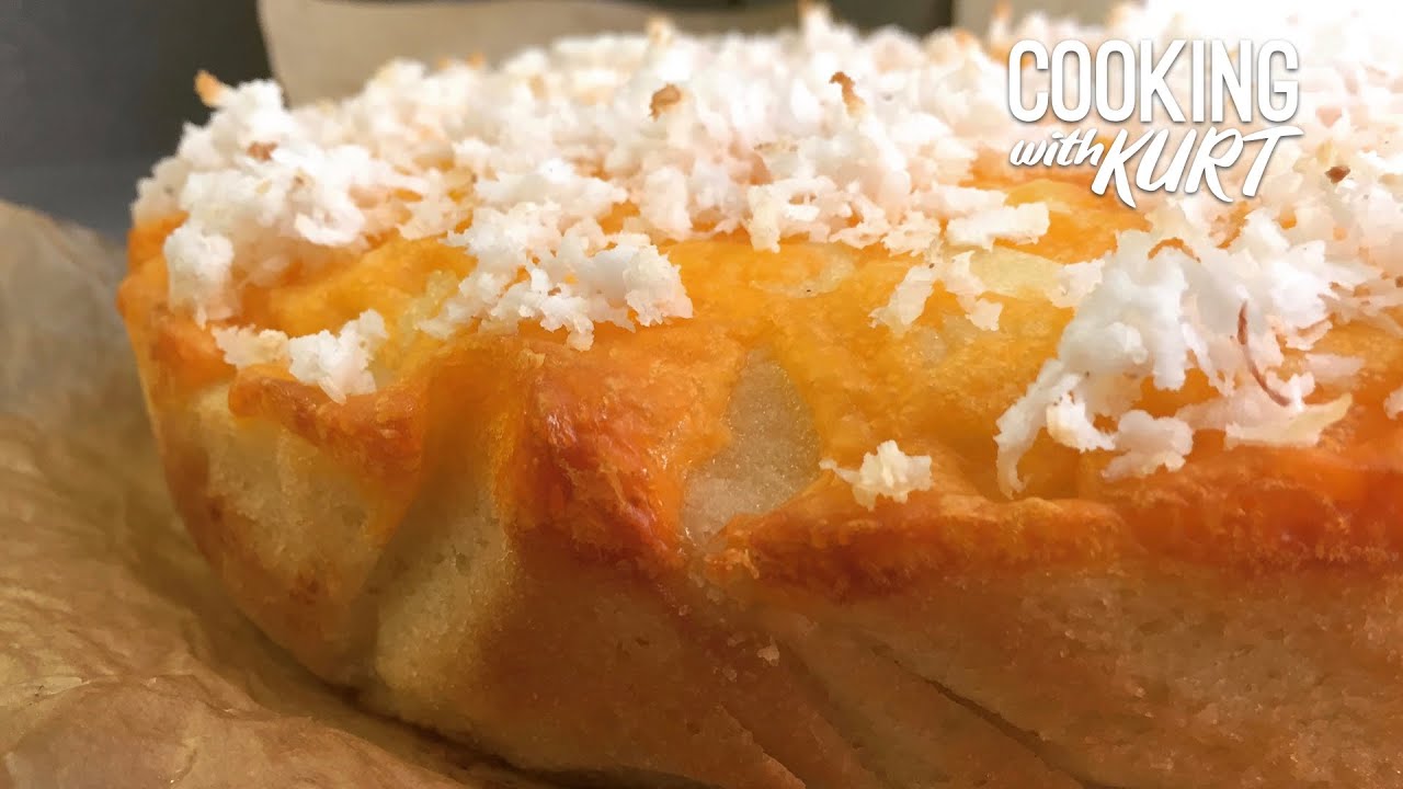 Baked Bibingka Galapong: Rice Coconut Cake | Cooking with Kurt