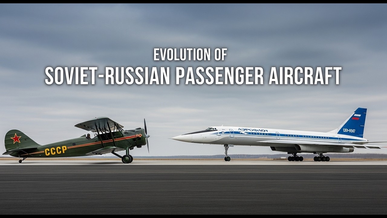 Evolution of Soviet - Russian Passenger Airplanes 1929-2001