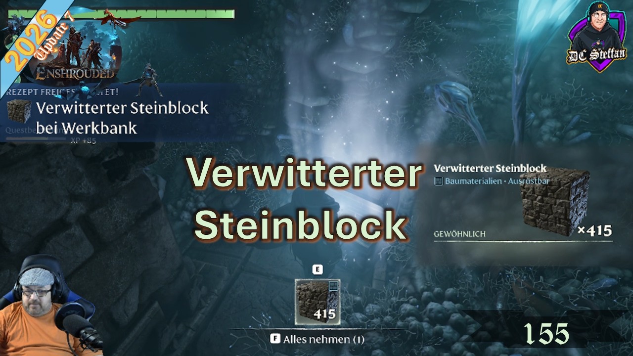 Enshrouded ✨ 155: Katakomben-Irrlauf, Miniboss im Takt – verwitterter Steinblock im Sack!