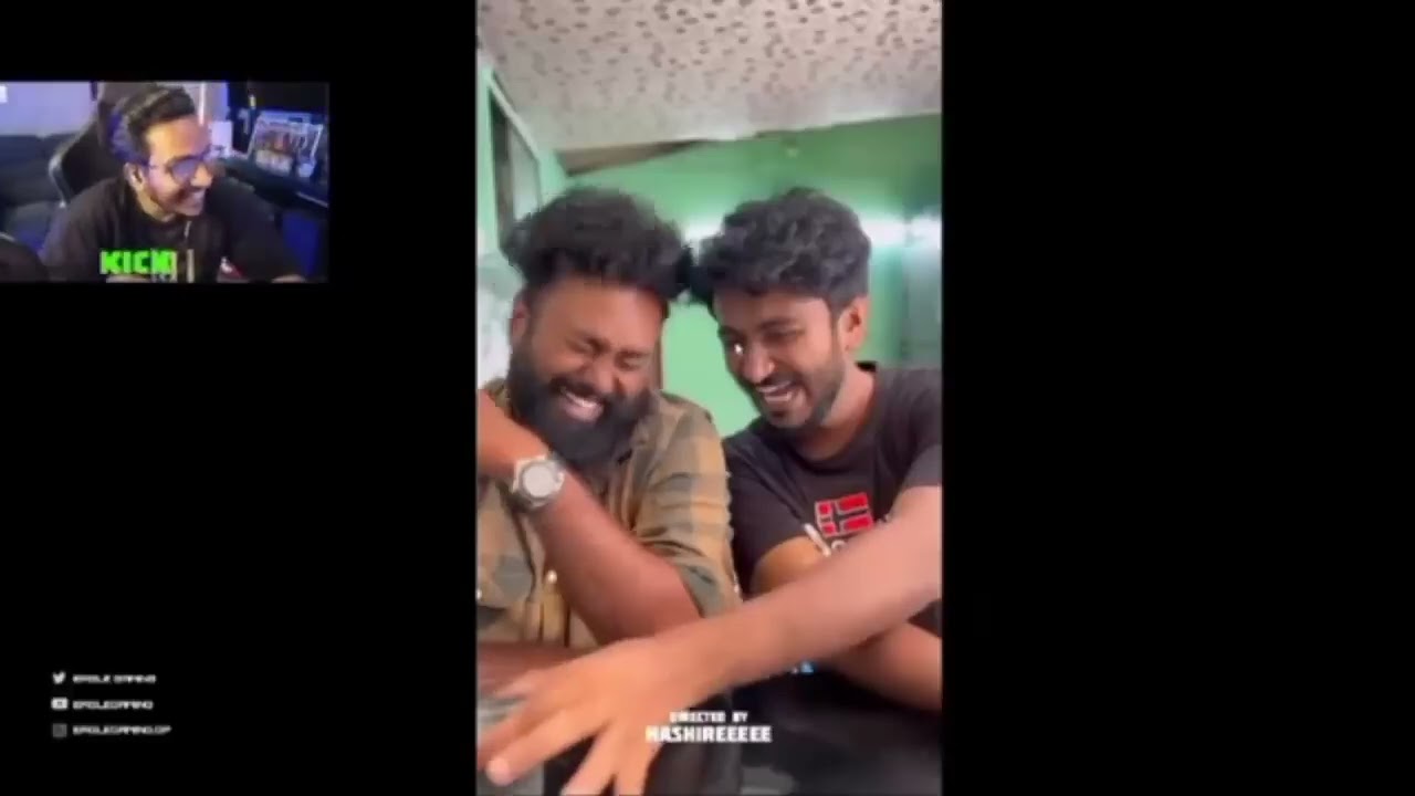 eagle reacting to hashir😂 | uzhun vada | #eaglegaming #hashiree #reaction #funny