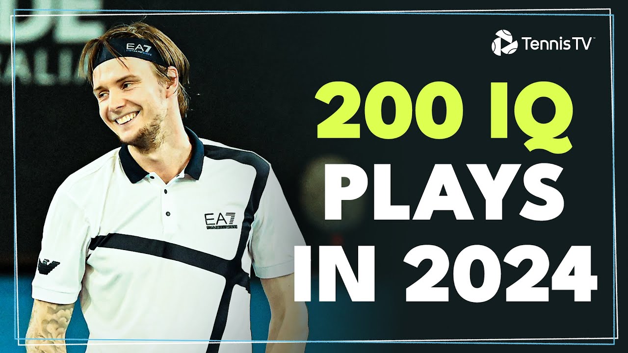 200 IQ Tennis Plays In 2024 🧠