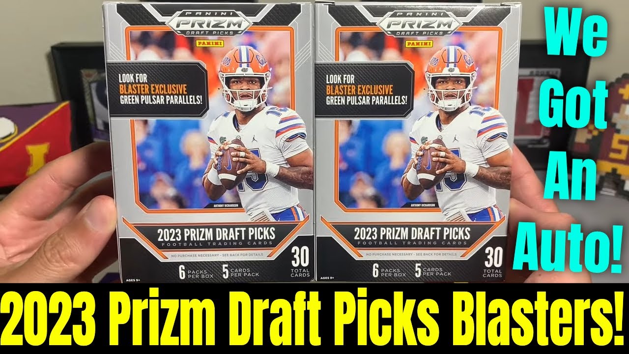 *🚨2023 PRIZM DRAFT PICKS FOOTBALL BLASTERS!🚨* We Got An AUTO & A #'d Card! These Were Fun!