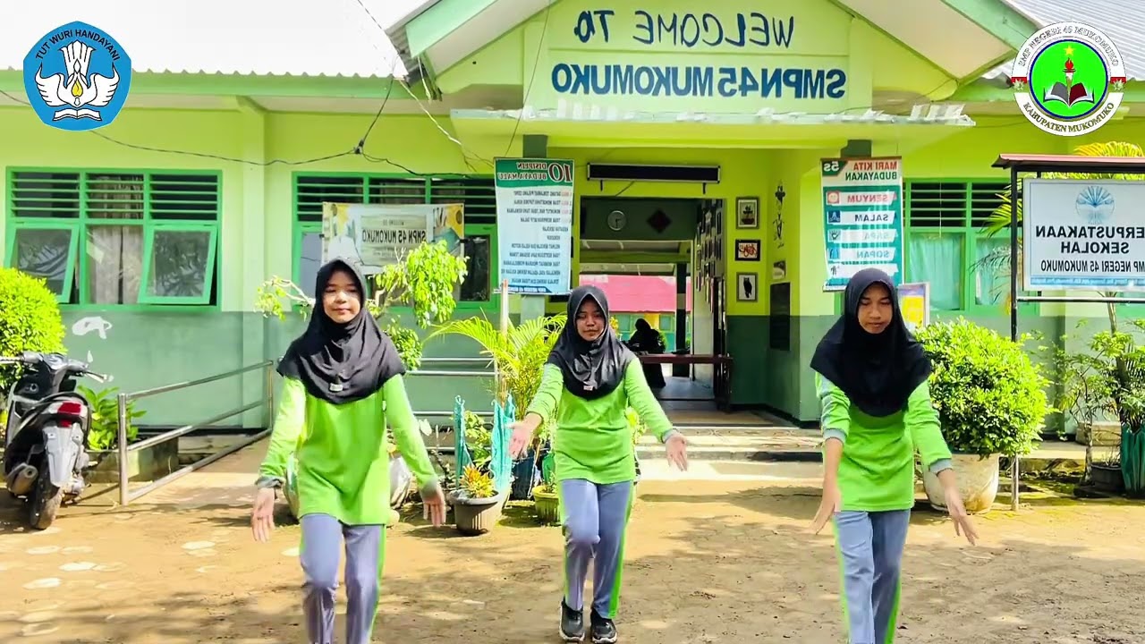 Ujian praktek senam Kelas IXA Kelompok 3  th 2026