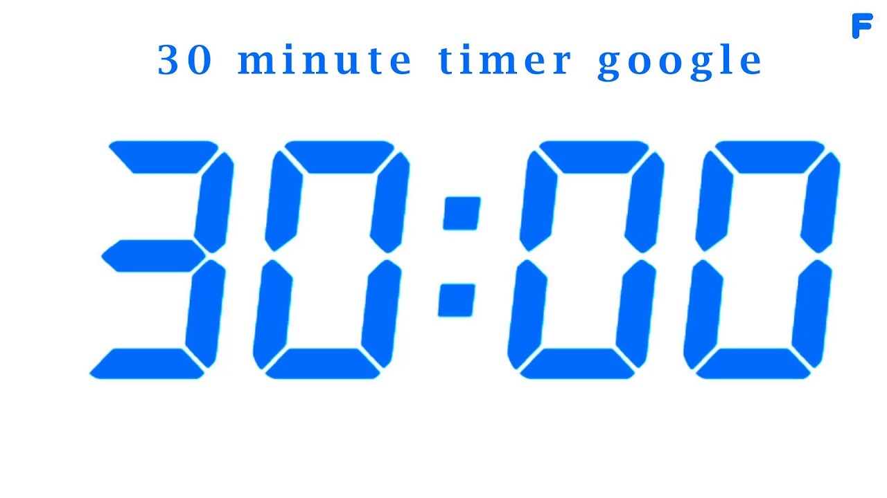30 minute timer google