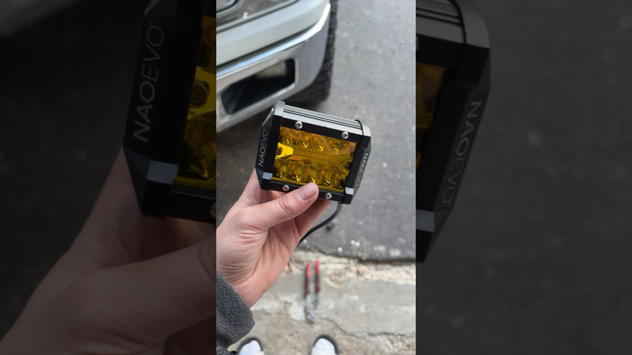Installing pod lights on my 2018 F150 #truckcamping #camping #truck #f150 #offroad