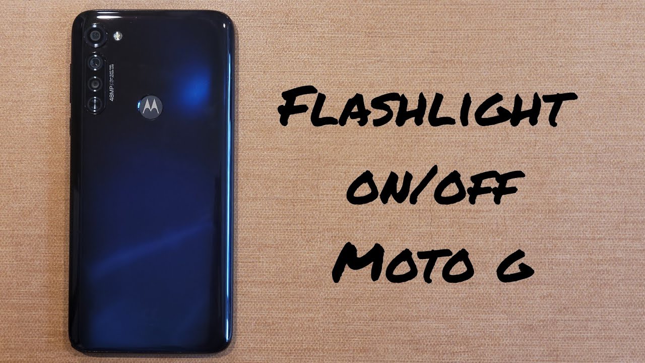 2 способа включения/выключения фонарика на Motorola Moto G