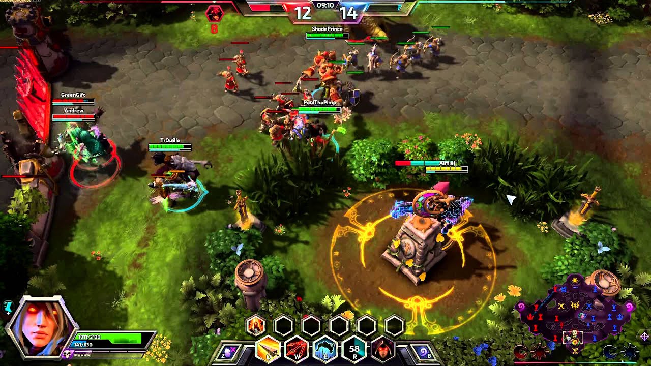 Heroes of the Storm: Валла Gameplay от Almiel на карте 