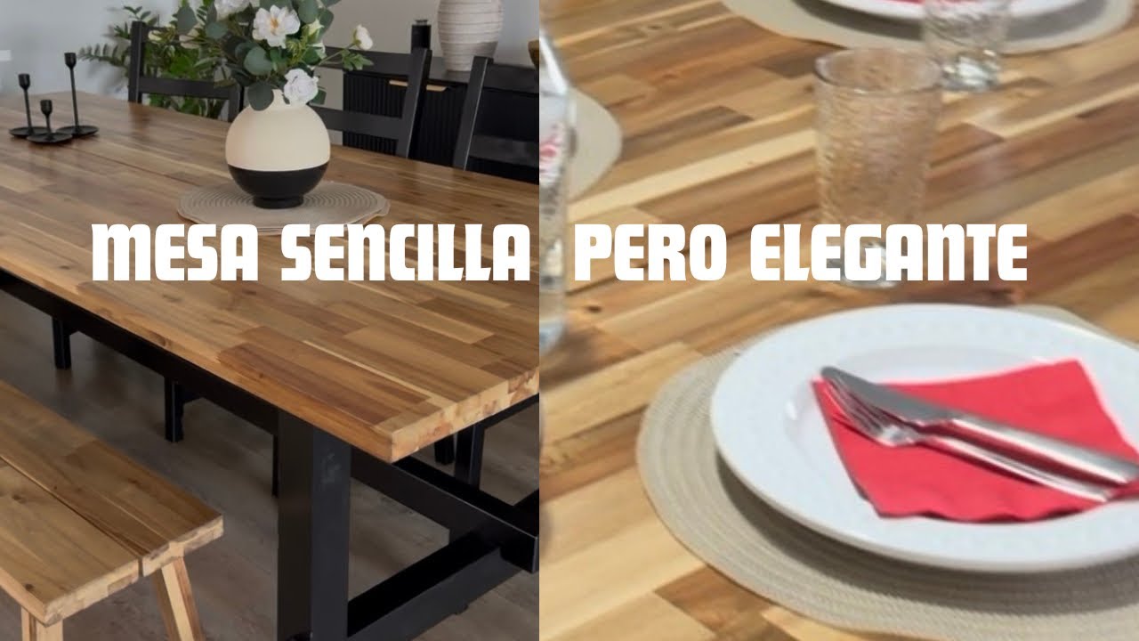 ✨ Mesa sencilla y bonita | Decoración fácil para el día a día ✨