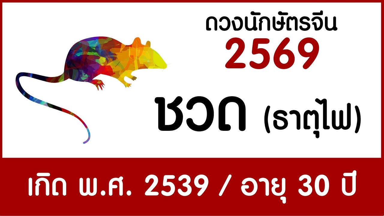 #ดวงคนปีชวด (ธาตุไฟ) เกิด พ.ศ.2539 #ดวงปี2569 #astrology #chineseastrology2026 #horoscope2026