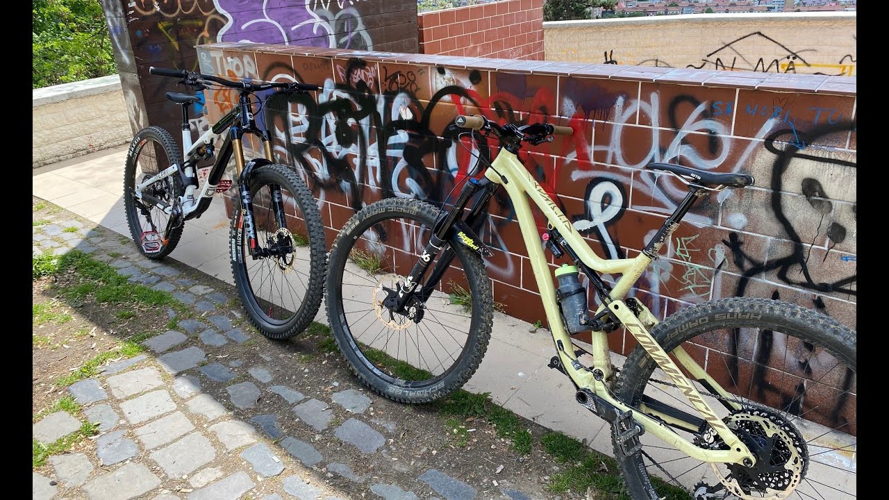 Quick trail run with my buddy with our Commencal Meta AM bikes | Cozla bike park