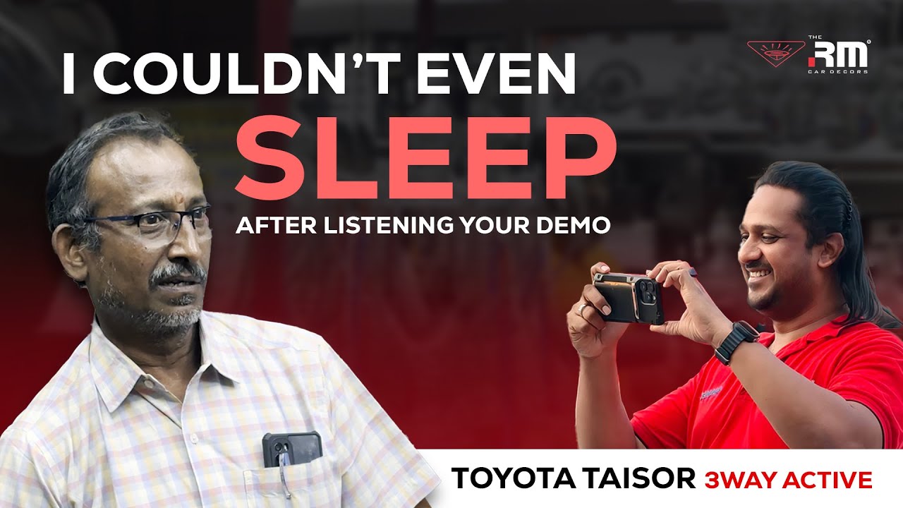 Couldn't even sleep after demo | Toyota Taisor with 3Way Active Audio Setup | The RM Car Decors