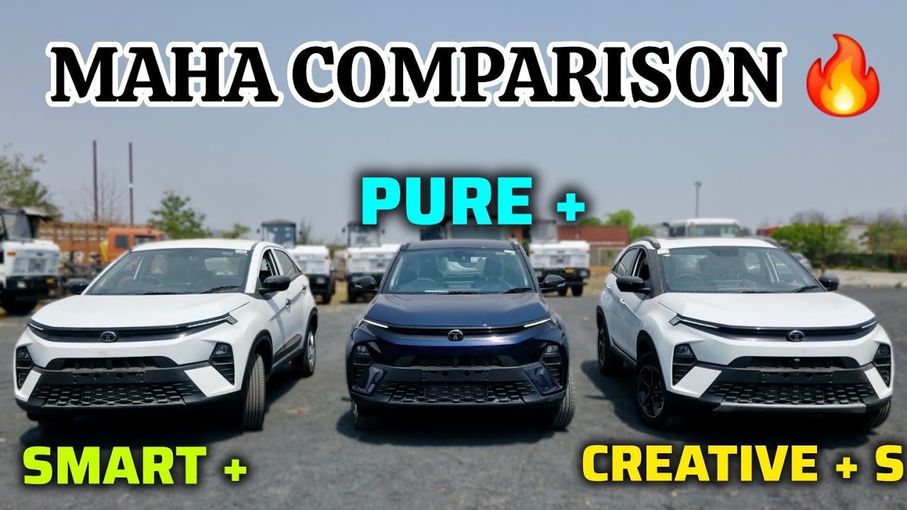 2025 Maha Comparison 🔥| Tata Nexon Smart + Vs Pure + Vs Creative + S | Detailed Review | beCARladka