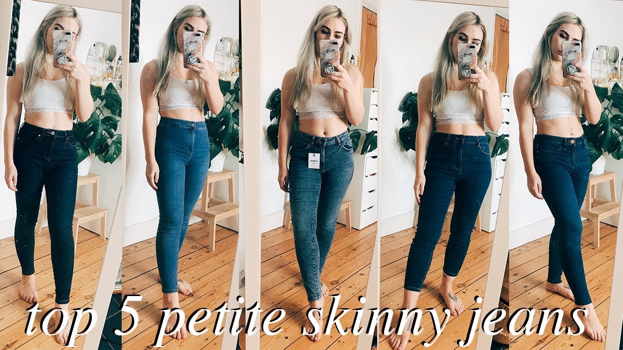TOP 5 PETITE SKINNY JEANS - Review & try on