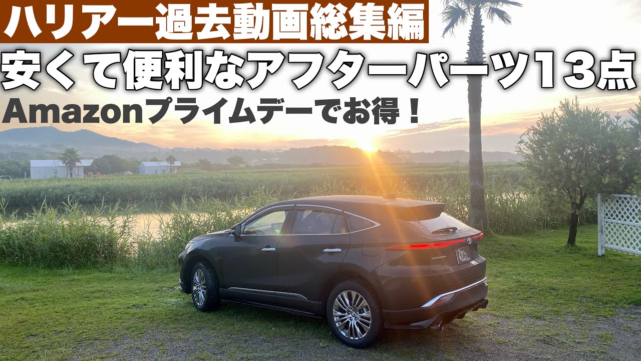 【ハリアー総集編】安い！便利！おススメのアフターパーツ13選