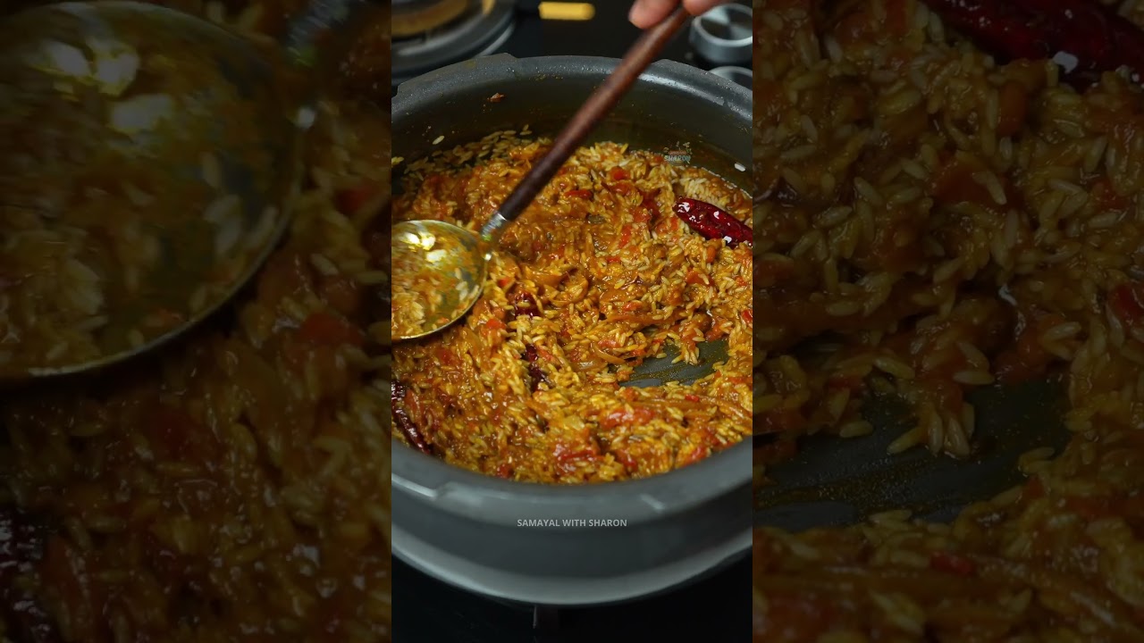 Thakkali Sadam + pudina Sadam = thakkali pudina Sadam for lunch dabba today 😜 | Samayal With Sharon