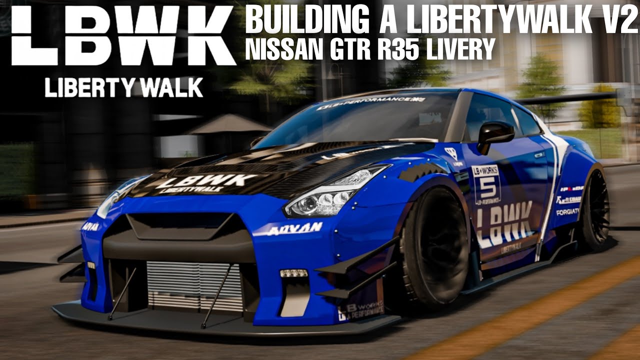 Building A LibertyWalk V2 Nissan GTR R35 Livery | Car Parking Multiplayer 2
