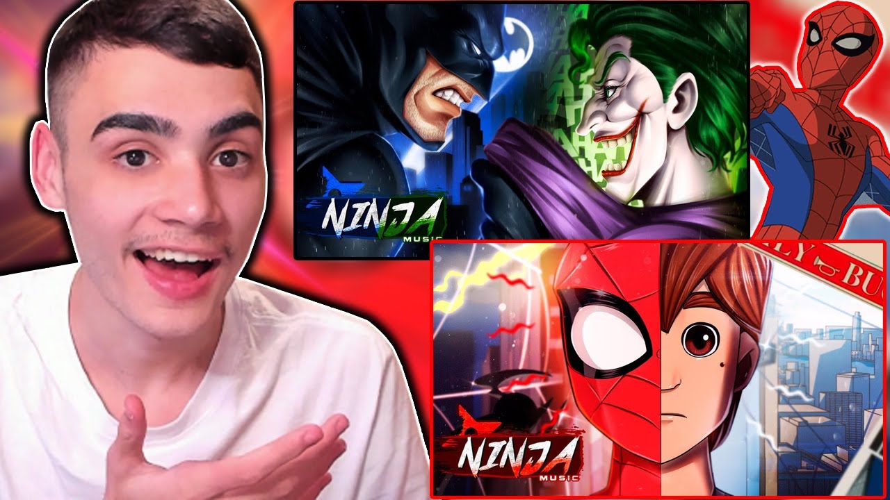 REACTs | Última Risada - Batman e Coringa // Duas Faces - Homem-Aranha (2008) | Ninja Raps