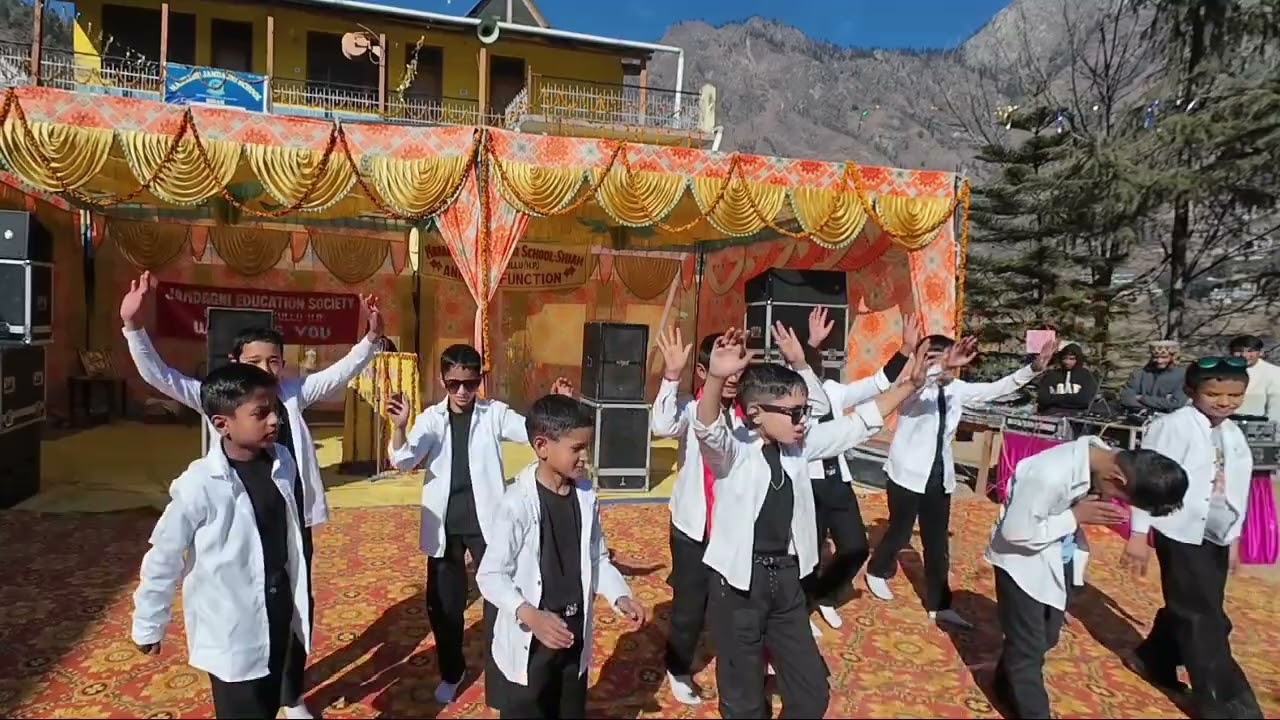 Dance performance of 6th class boys 