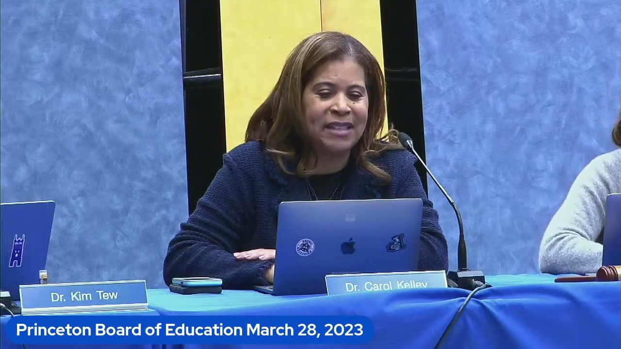 March 28, 2023 Princeton Board of Education Meeting