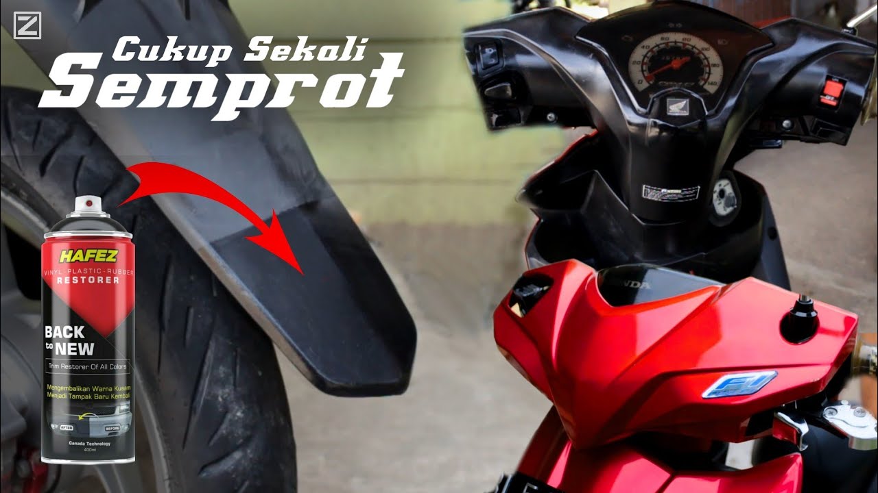 Pengkilap Body Motor | CUKUP SEKALI SEMPROT | Langsung Seperti BARU | Hafez Restorer