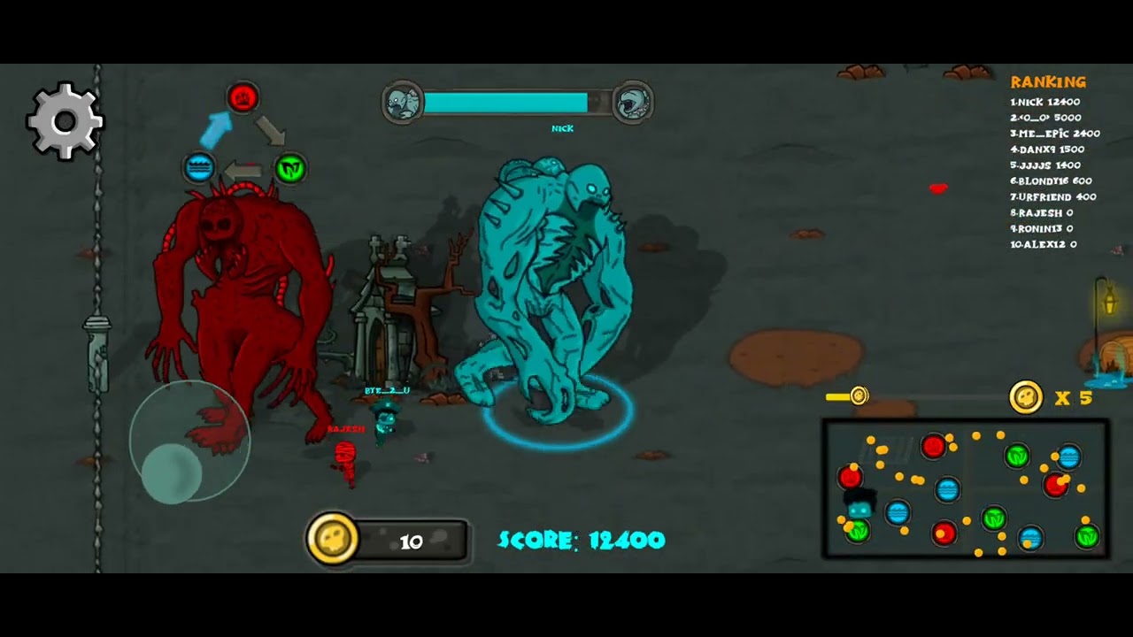 Playing zombeat.oi or zombie.io and unlocking the new character