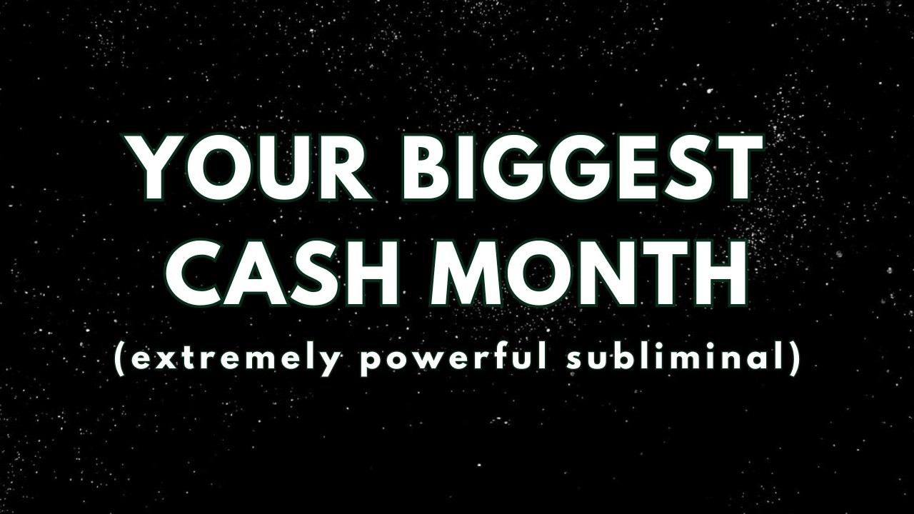 Your Biggest Cash Month 💸 {extremely powerful subliminal}