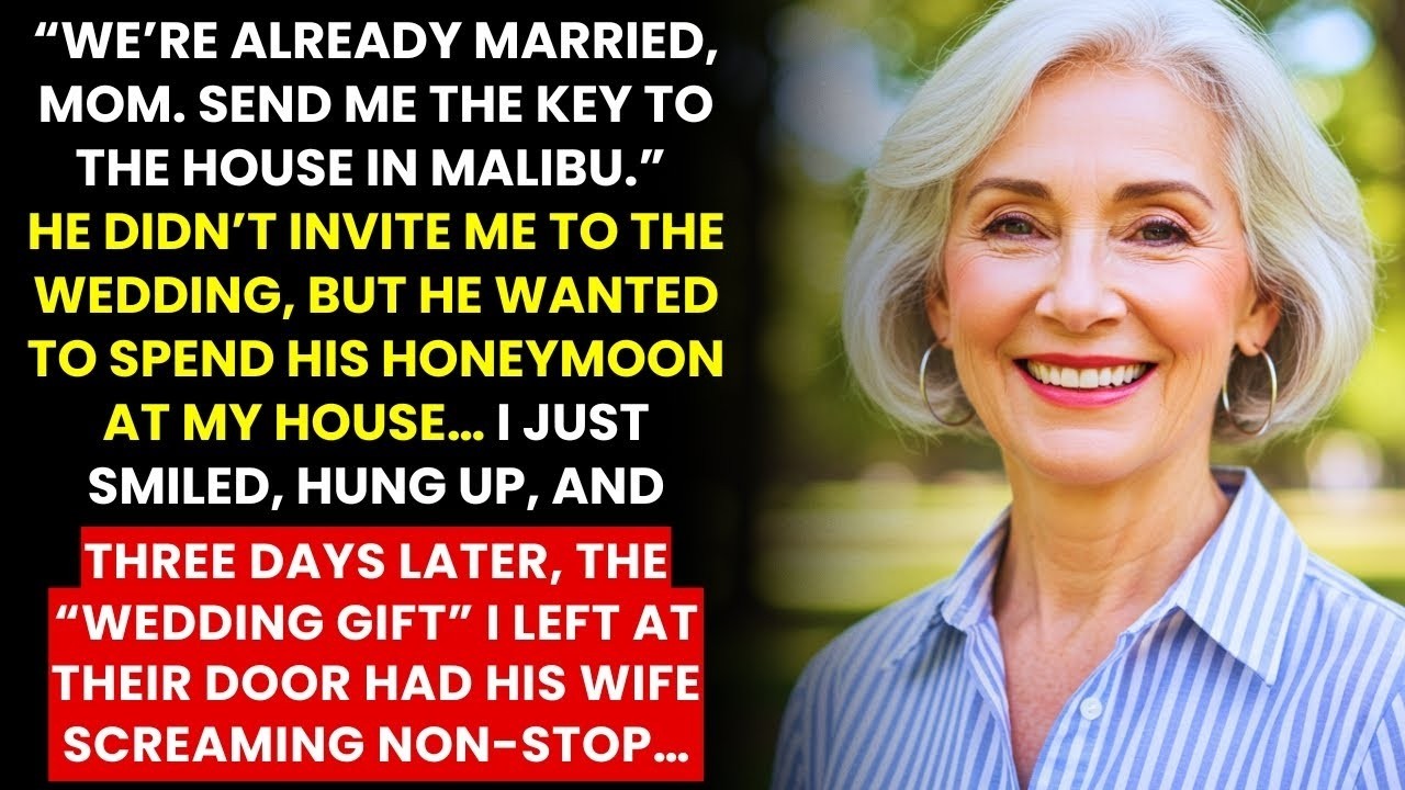 My Son Got Married And Didn’t Invite Me, Yet Wanted To Spend His Honeymoon At My House, So I Sent