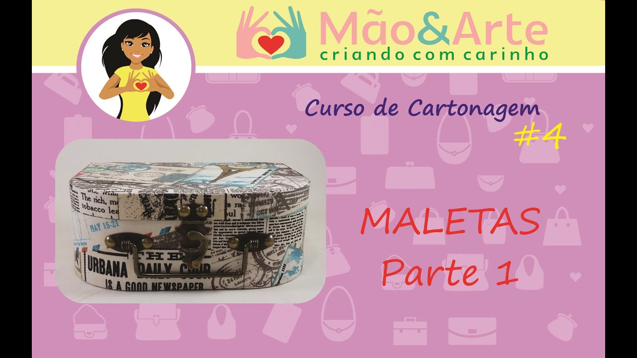 Maleta em Cartonagem - PAP 1/2
