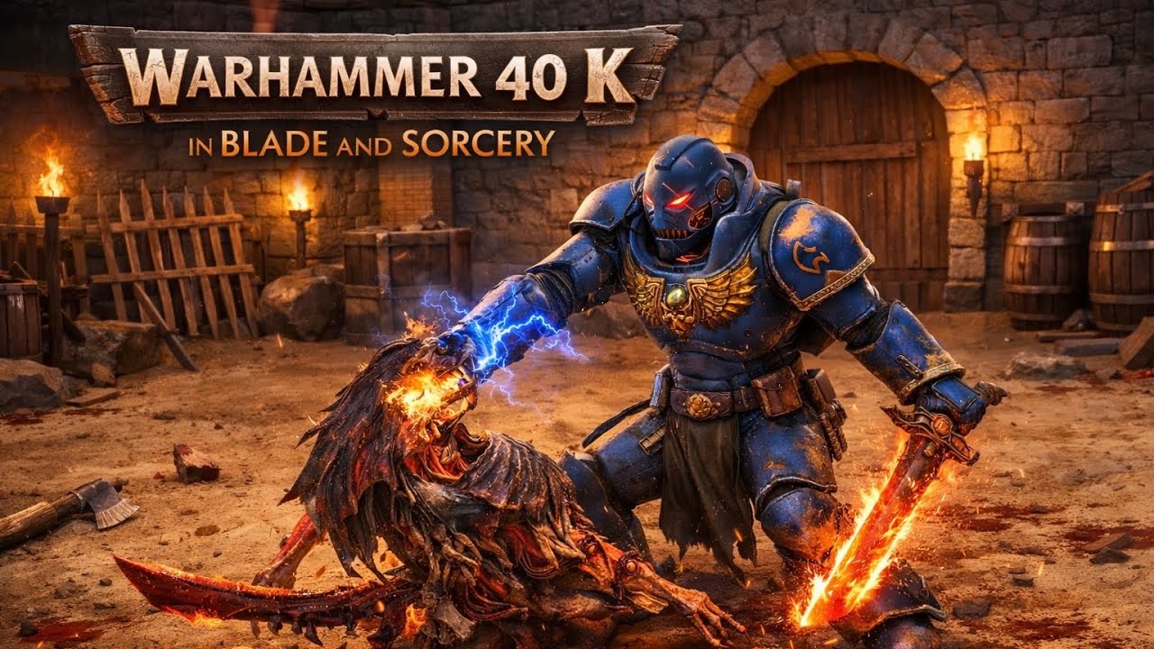 Blade & Sorcery, но Warhammer 40K захватила мир (жестокие бои в виртуальной реальности)
