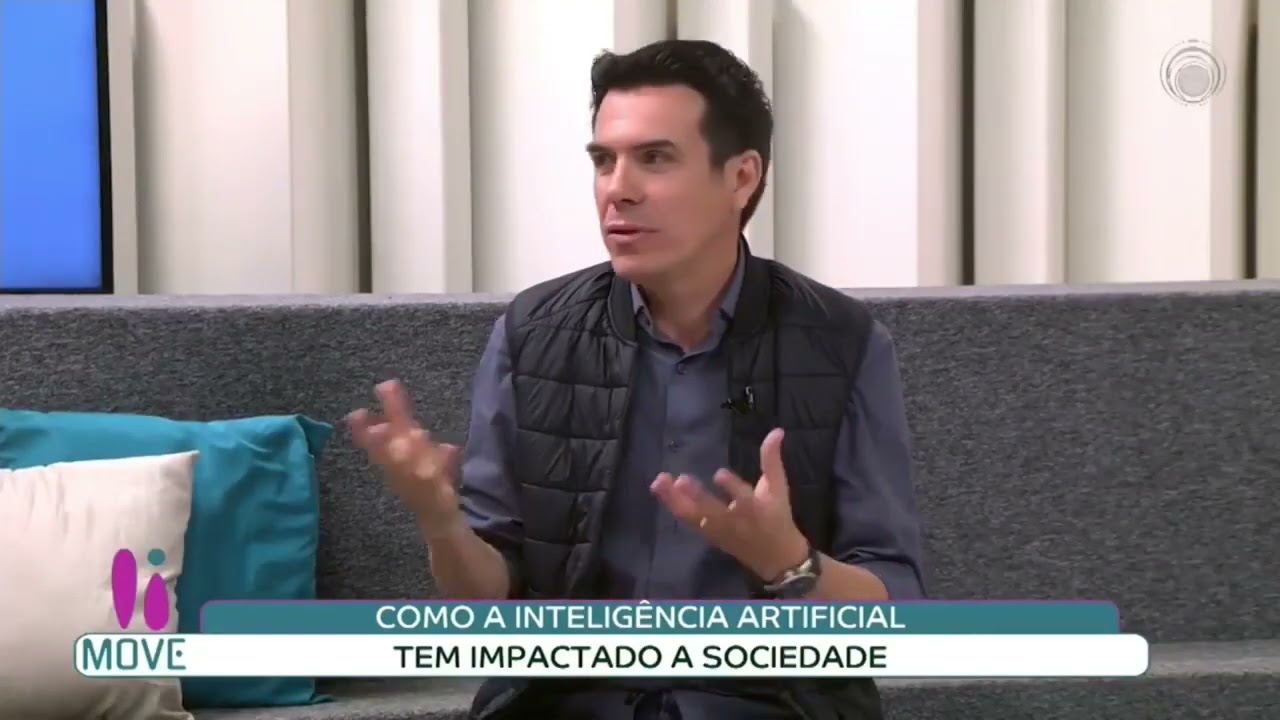 Intelig&ecirc;ncia Artificial com Prof. Lacier Dias no Programa Move da BAND TV Tarob&aacute;.