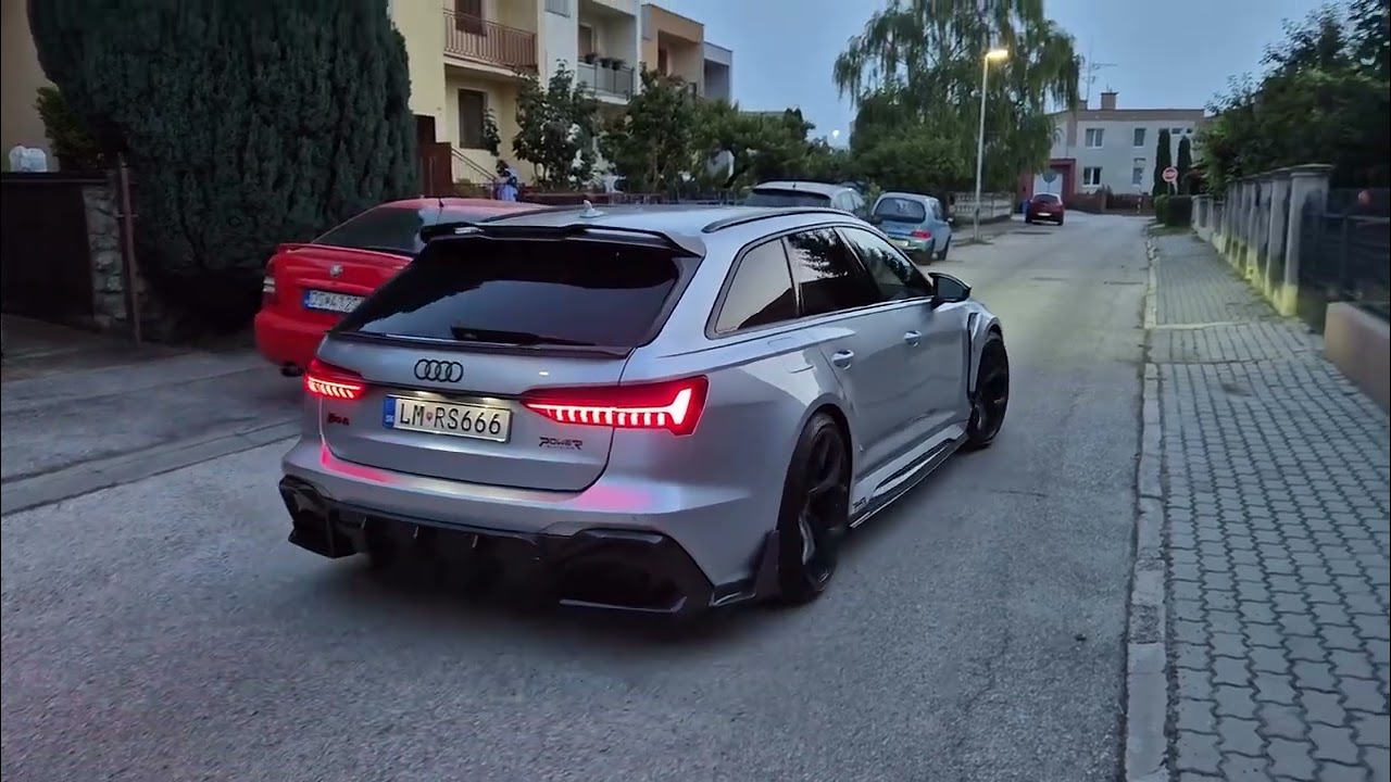 Audi Rs6 C8 2021 1200 HP 4.0 V8 Crazy Exhaust and V8 sound Pops and bangs #audirs6 #rs6 #audirs6 