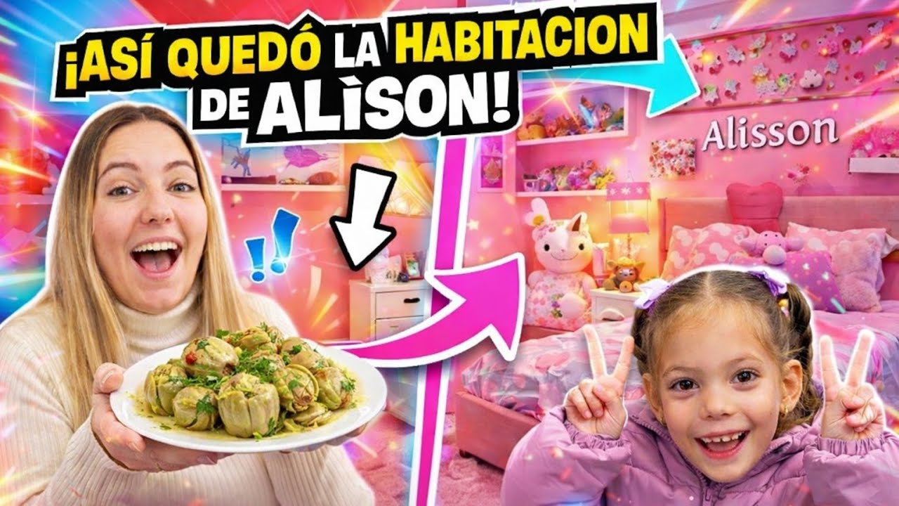 Así quedó la habitación de Alisson.Preparo una receta nueva.