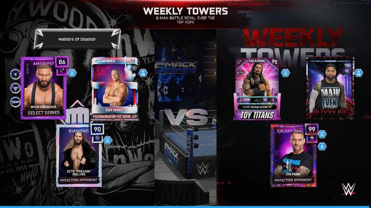 WWE 2K25 6 MAN OVER THE TOP ROPE BATTLE ROYAL!!