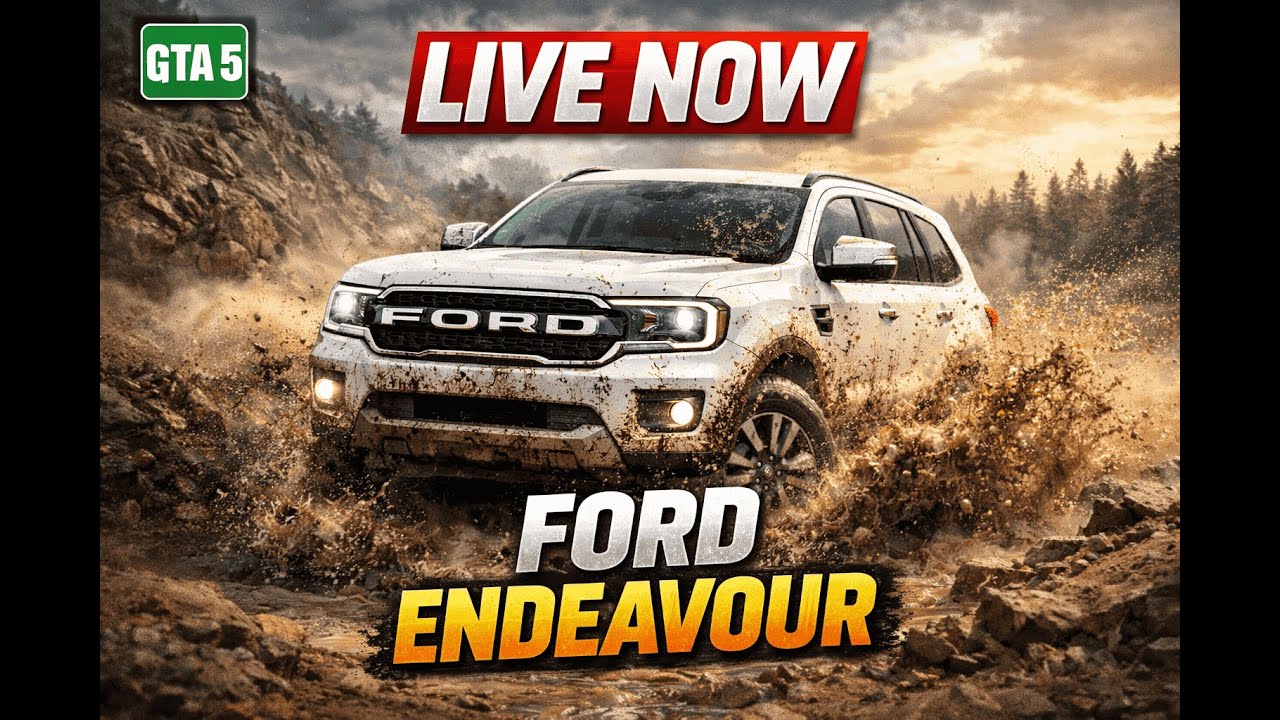 GTA 5 LIVE Experment 🔴 Ford Endeavour Off-Roading | No Limits 4x4