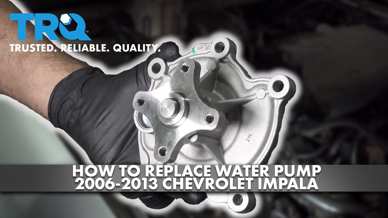 How to Replace Engine Water Pump 2006-2013 Chevrolet Impala