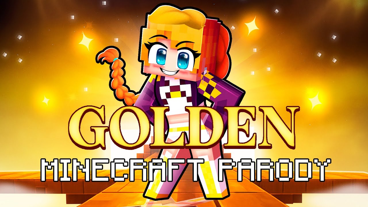 ПЕСНЯ-ПАРОДИЯ GOLDEN Minecraft (KPOP DEMON HUNTERS)