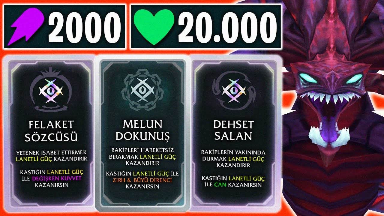 BU EKLENTİLERLE KAYBETMEK İMKANSIZ! CANAVAR CHO'GATH | LOL ARENA | Zegabon