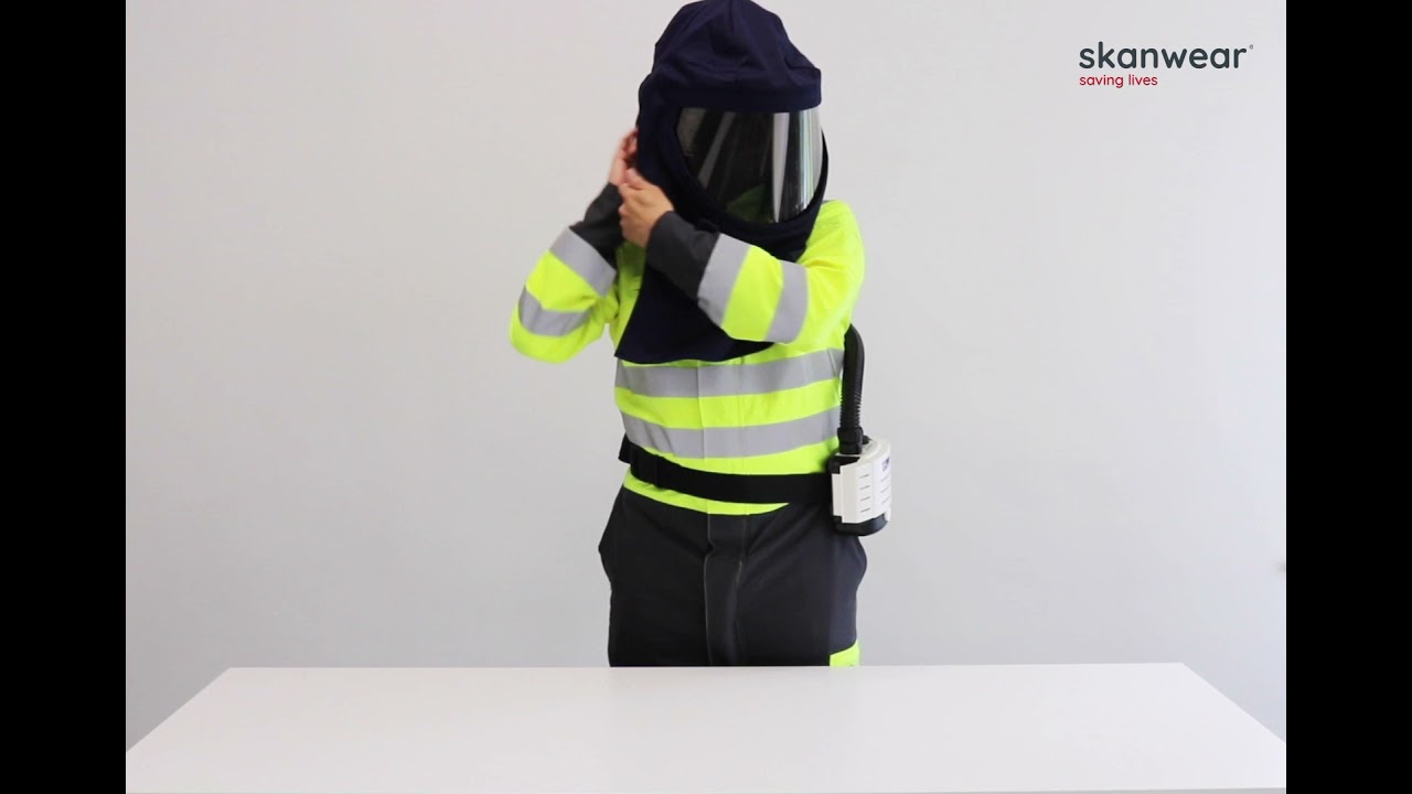 Air-Fed Powered Arc Flash Switching Hood