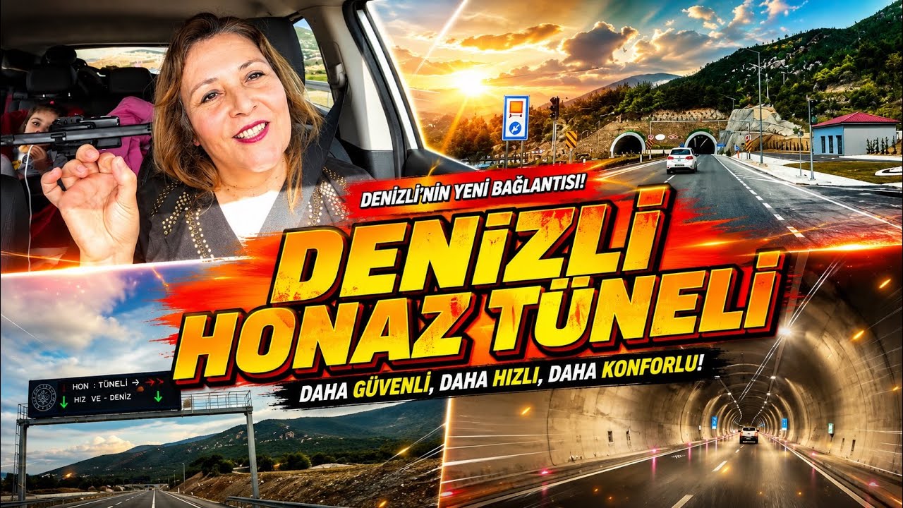 DENİZLİ HONAZ TÜNELİ / DENİZLİ YENİ YOL | DENİZLİ ŞEHİRLERARASI YENİ YOL #honaztüneli #denizli