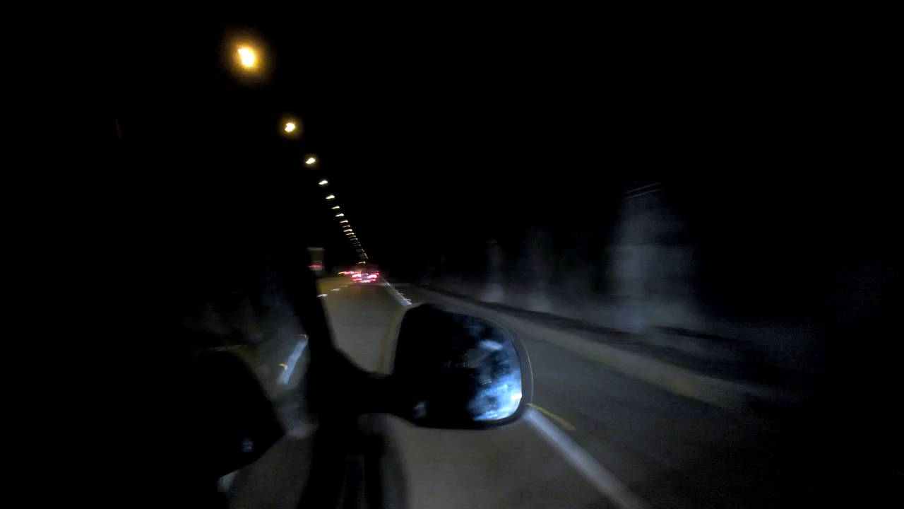 Gopro Mumbai Pune expressway tunnel at high speeds.