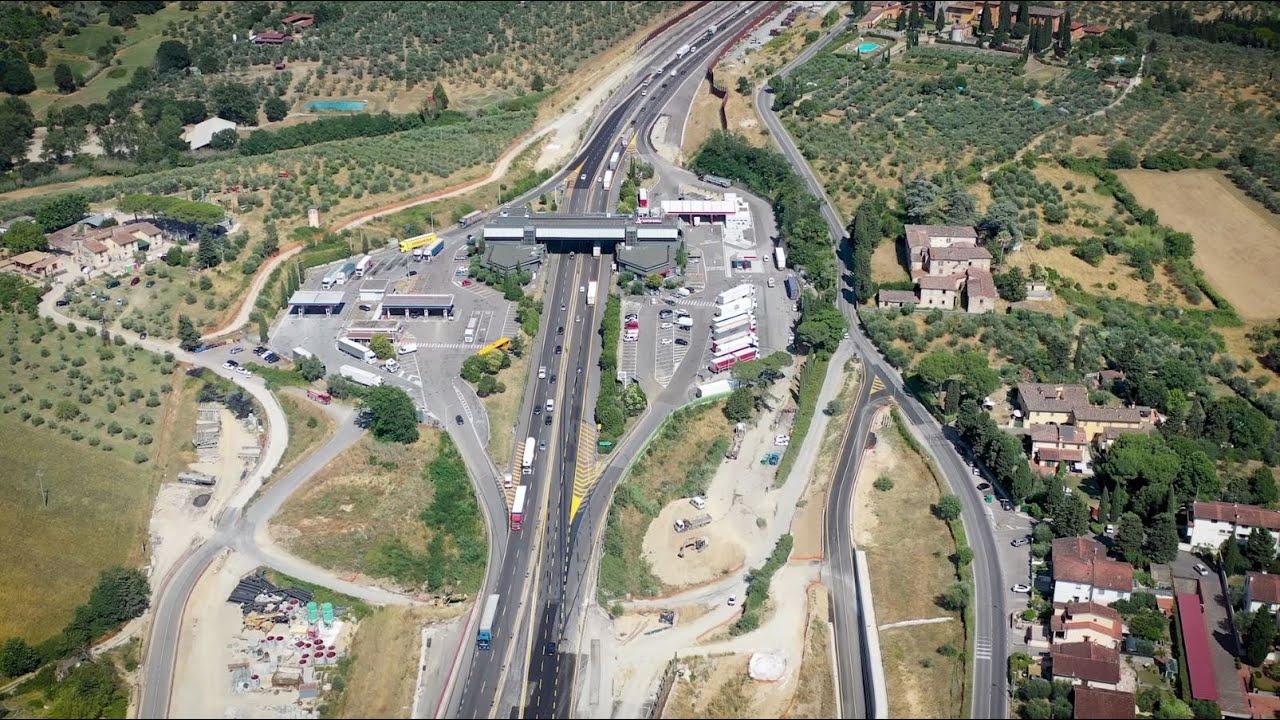 Autostrada A1, aperta al traffico la terza corsia tra Firenze Sud e Incisa