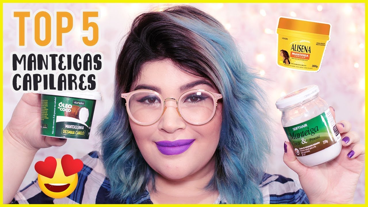 🍞 TOP 5 MANTEIGUINHAS CAPILARES QUE VALEM A PENA TER [Nutrição, Manteiga Capilar] #VEDA5 🍞