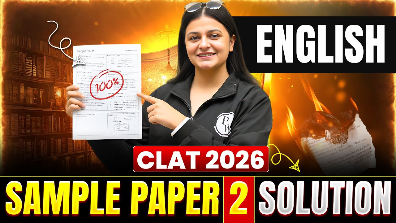 English | CLAT 2026 Sample Paper (2) FULL Solution